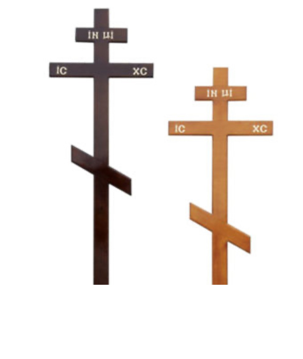 Крест на могилу сосновый прямой «Стандарт»