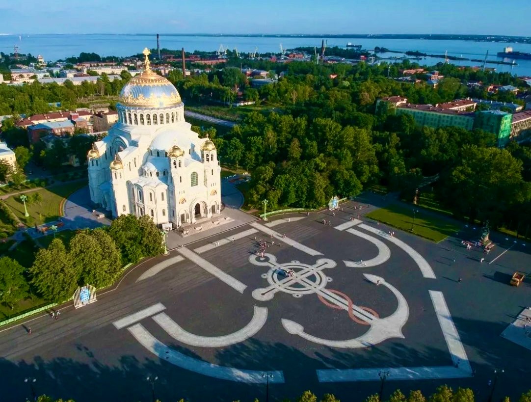 Кронштадт Якорная площадь морской собор