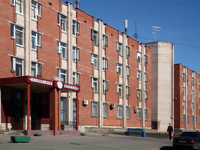 Морг  Николаевской больницы, Петергоф