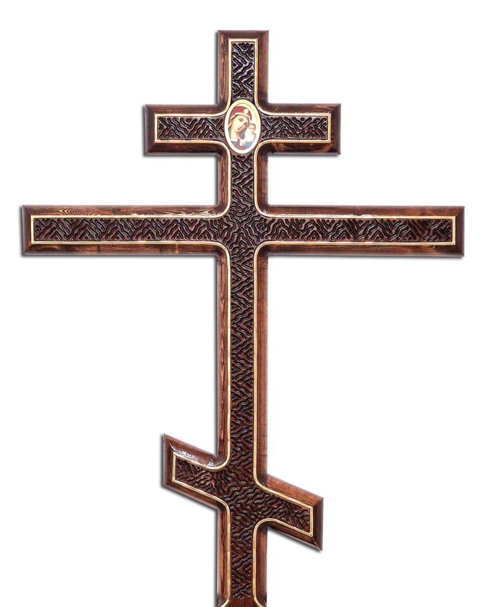 Крест на могилу лиственница прямой